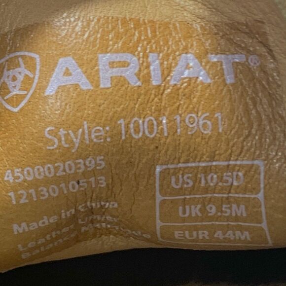 Ariat Gleeson Distressed Leather Tie Mens’s Loafers Size 10.5 US Or 44 EU main image 7